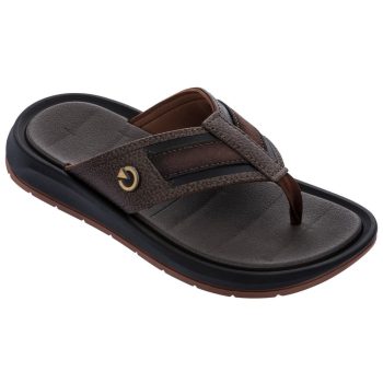   Cartago Santorini V Thong férfi lábujjközi utcai papucs sötétbarna